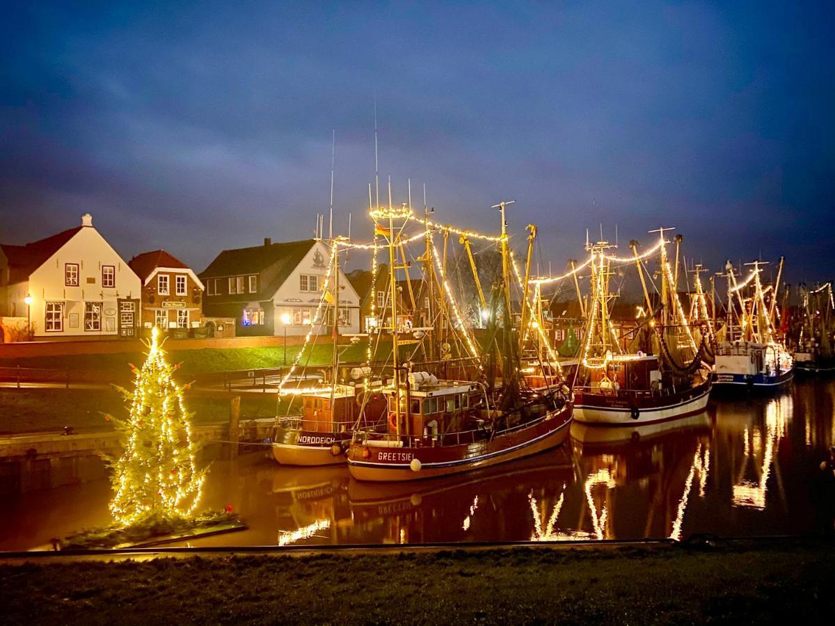 Bummert Am Hafen 3 Greetsiel ครุมเฮิร์น ภายนอก รูปภาพ